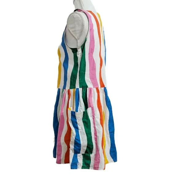 Nooworks Big Pocket Salvation Stripe Mini Dress - Picture 6 of 9